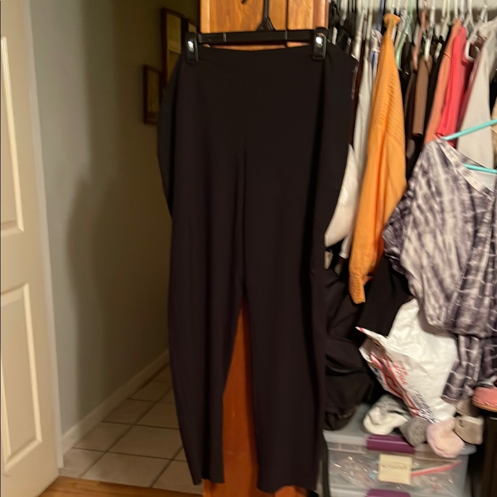 J. Jill Black Wide Leg Pants Versatile Style